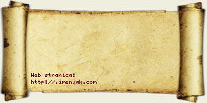 Anastasija Nikolendžić vizit kartica